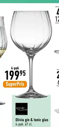 Imerco Olivia gin & tonic glas tilbud