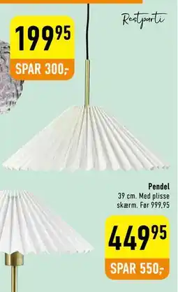 Imerco Pendel tilbud