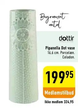 Imerco Pipanella Dot vase tilbud