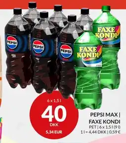 Nielsen's Discount PEPSI MAX | FAXE KONDI tilbud