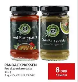 Nielsen's Discount Rød el. grøn karrypasta 110 g tilbud