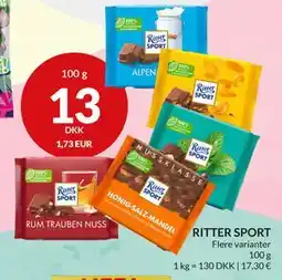 Nielsen's Discount RITTER SPORT tilbud