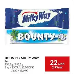 Nielsen's Discount BOUNTY / MILKY WAY tilbud