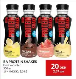 Nielsen's Discount BA PROTEIN SHAKES tilbud