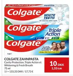 Nielsen's Discount COLGATE ZAHNPASTA tilbud