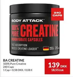 Nielsen's Discount BA CREATINE tilbud