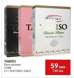 Nielsen's Discount TABISO tilbud