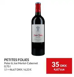 Nielsen's Discount PETITES FOLIES tilbud