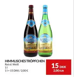 Nielsen's Discount HIMMLISCHES TRÖPFCHEN tilbud