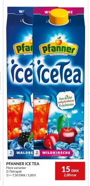 Nielsen's Discount PFANNER ICE TEA tilbud