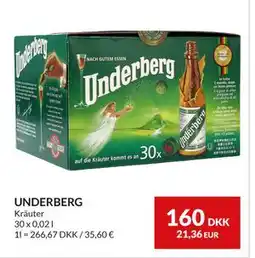 Nielsen's Discount UNDERBERG tilbud