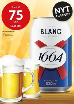 Nielsen's Discount KRONENBOURG 1664 tilbud