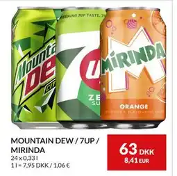 Nielsen's Discount MOUNTAIN DEW / 7UP / MIRINDA tilbud