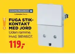 jem & fix FUGA STIKKONTAKT MED JORD tilbud