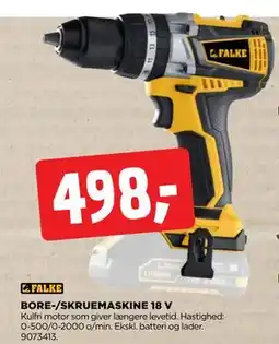 jem & fix BORE-/SKRUEMASKINE 18 V tilbud