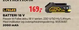 jem & fix BATTERI 18 V tilbud