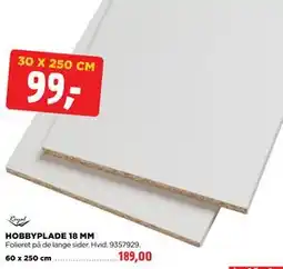 jem & fix HOBBYPLADE 18 MM tilbud