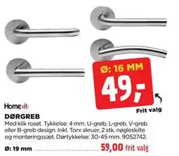 jem & fix DØRGREB tilbud