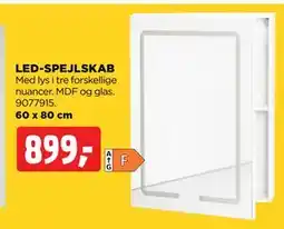 jem & fix LED-SPEJLSKAB tilbud