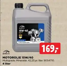jem & fix MOTOROLIE 15W/40 tilbud