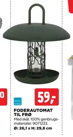 jem & fix FODERAUTOMAT TIL FRØ tilbud