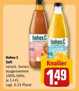REWE DE Hohes C Saft tilbud