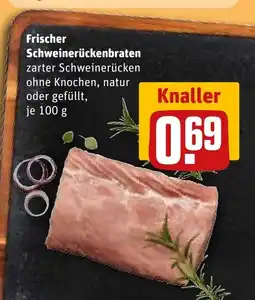 REWE DE Frischer Schweinerückenbraten tilbud
