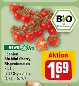 REWE DE Bio Mini Cherry Rispentomaten tilbud
