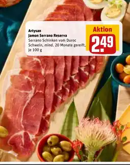 REWE DE Artysan Jamon Serrano Reserva tilbud