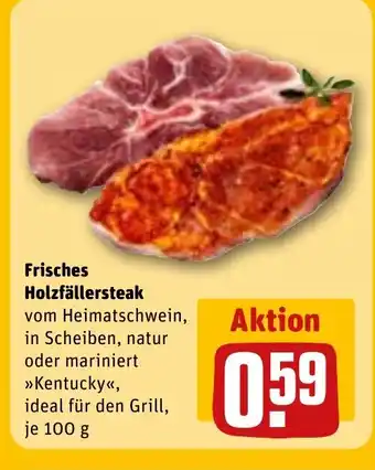 REWE DE Frisches Holzfällersteak tilbud