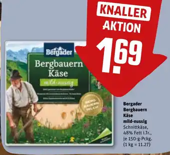 REWE DE Bergader Bergbauern Käse mild-nussig tilbud