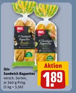 REWE DE Ibis Sandwich Baguettes tilbud