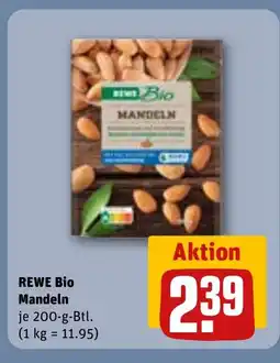 REWE DE REWE Bio Mandeln tilbud