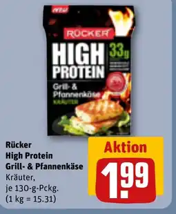 REWE DE Rücker High Protein Grill- & Pfannenkäse tilbud
