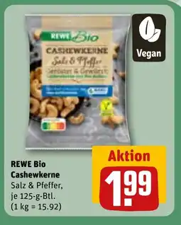 REWE DE REWE Bio Cashewkerne tilbud