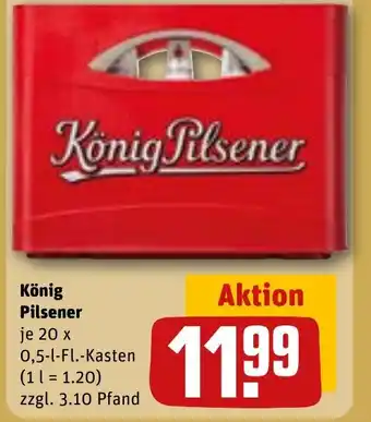 REWE DE König Pilsener tilbud