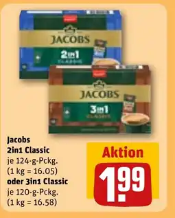 REWE DE Jacobs 2in1 Classic oder 3in1 Classic tilbud