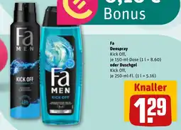 REWE DE Fa Deospray tilbud