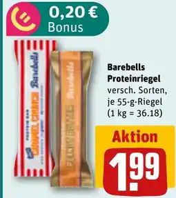 REWE DE Barebells Proteinriegel tilbud