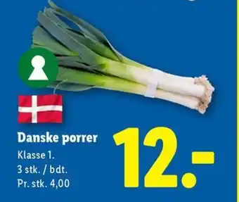 Lidl Danske porrer tilbud