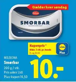Lidl MILBONA Smørbar tilbud