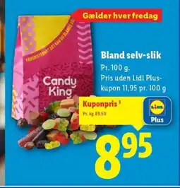 Lidl Bland selv-slik tilbud
