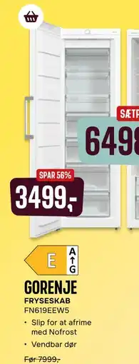 Skousen FRYSESKAB tilbud