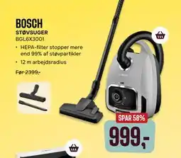 Skousen BOSCH STØVSUGER BGL6X3001 tilbud