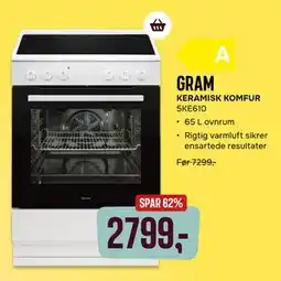 Skousen KERAMISK KOMFUR tilbud