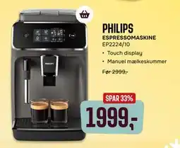 Skousen ESPRESSOMASKINE tilbud