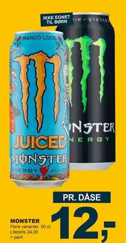 Let-Køb MONSTER tilbud