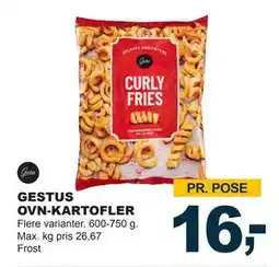 Let-Køb GESTUS OVN-KARTOFLER tilbud