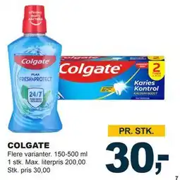 Let-Køb COLGATE tilbud