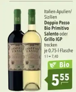 Citti Italien-Apulien/ Sizilien Doppio Passo Bio Primitivo Salento oder Grillo IGP tilbud